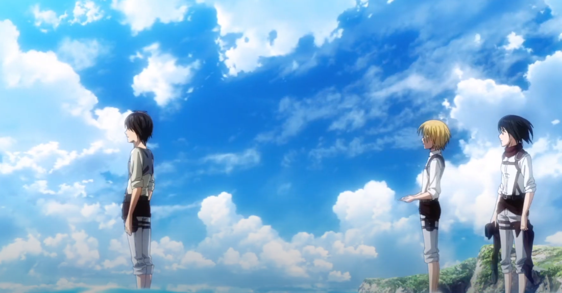 Eren, Mikasa, and Armin (Attack on Titan)