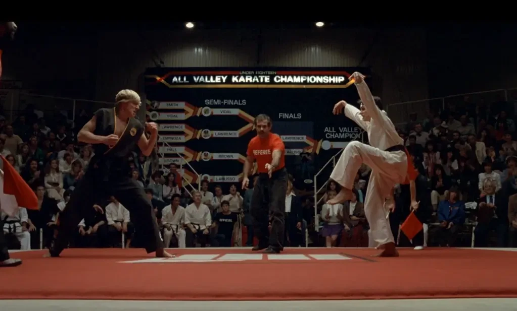 Daniel vs Johnny in The Karate Kid