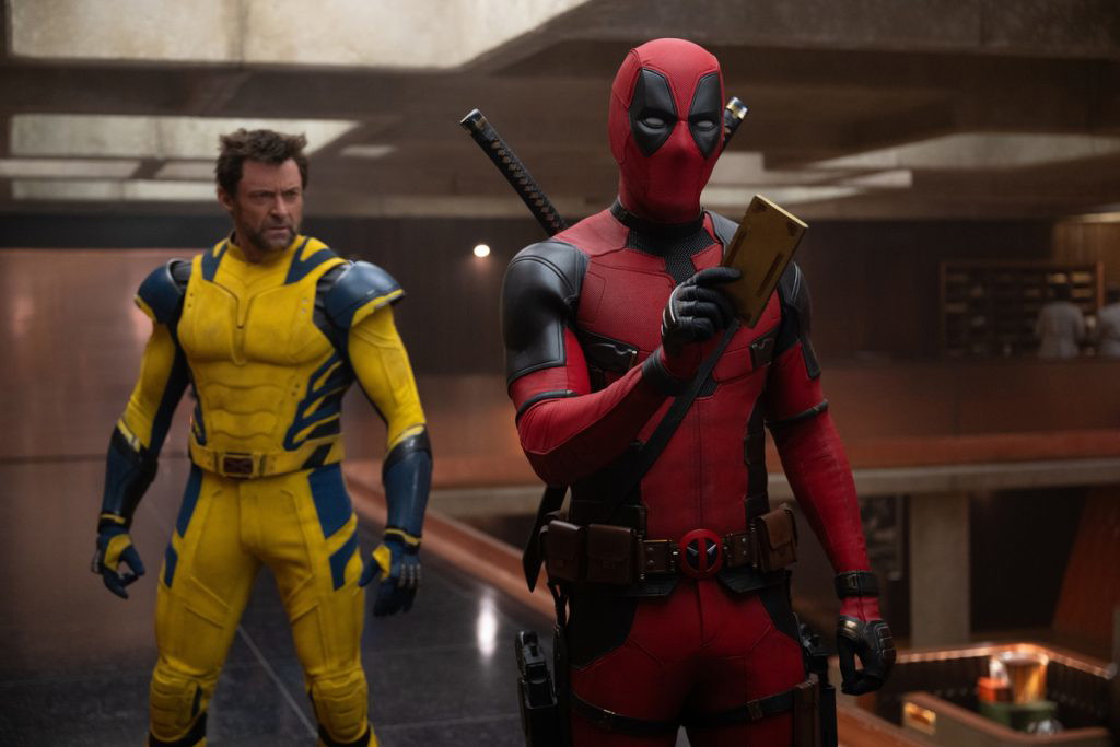Jackman and Reynolds in a still from the movie. | Credit: Marvel Studios.