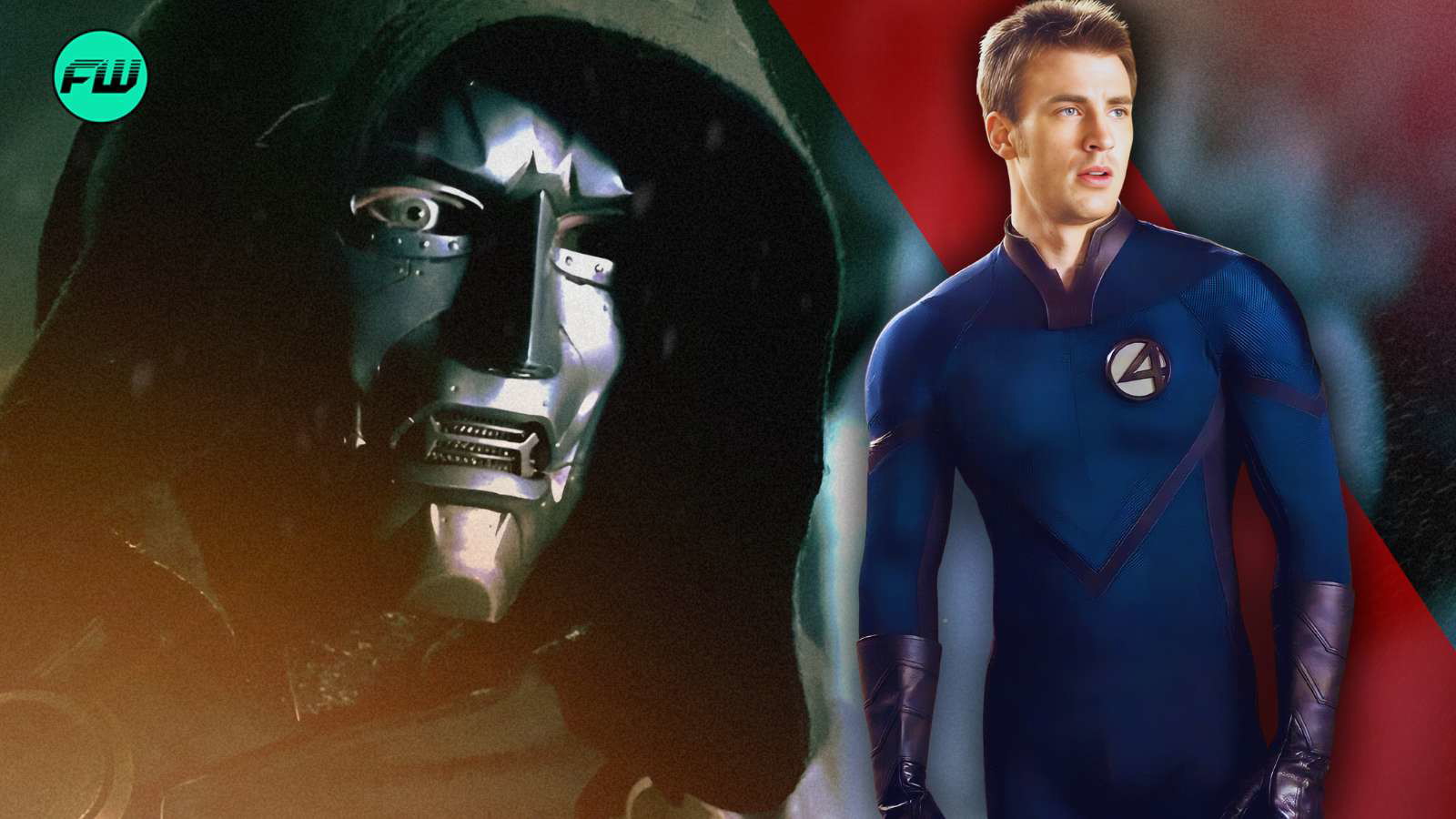 Chris Evans Human Torch and Dr. Doom