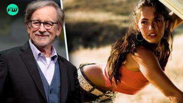 Steven Spielberg and Megan Fox