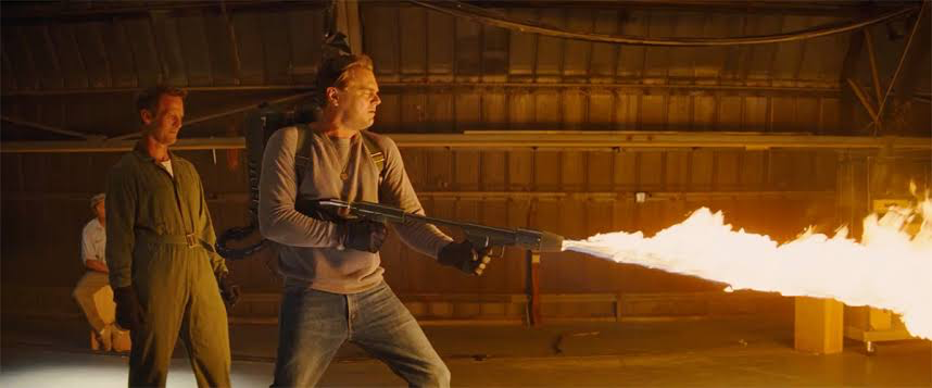 Once Upon a Time in Hollywood’s cheeky dig at DiCaprio’s flamethrower practice | Columbia Pictures