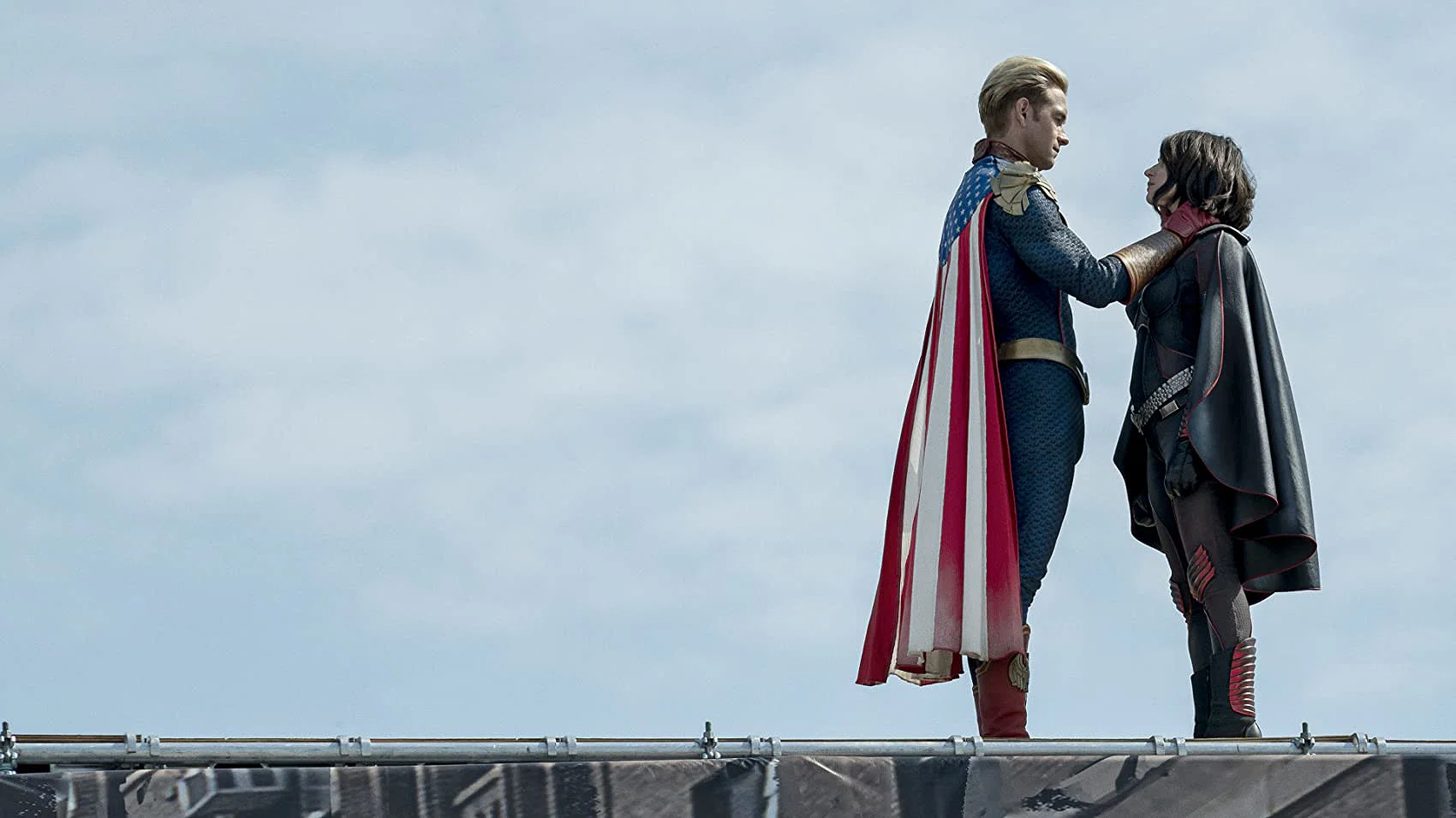 Did Soldier Boy Hint Stormfront is Homelander’s Mother? 15 a still from the boys featuring stormfront and homelander