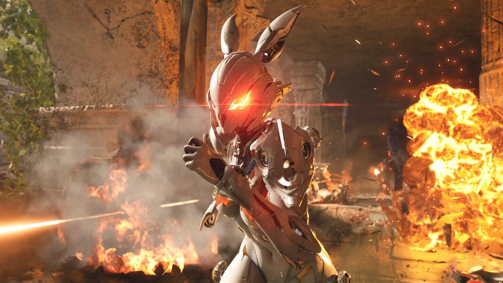 An in-game screenshot of Ultimate Bnny from The First Descendant.