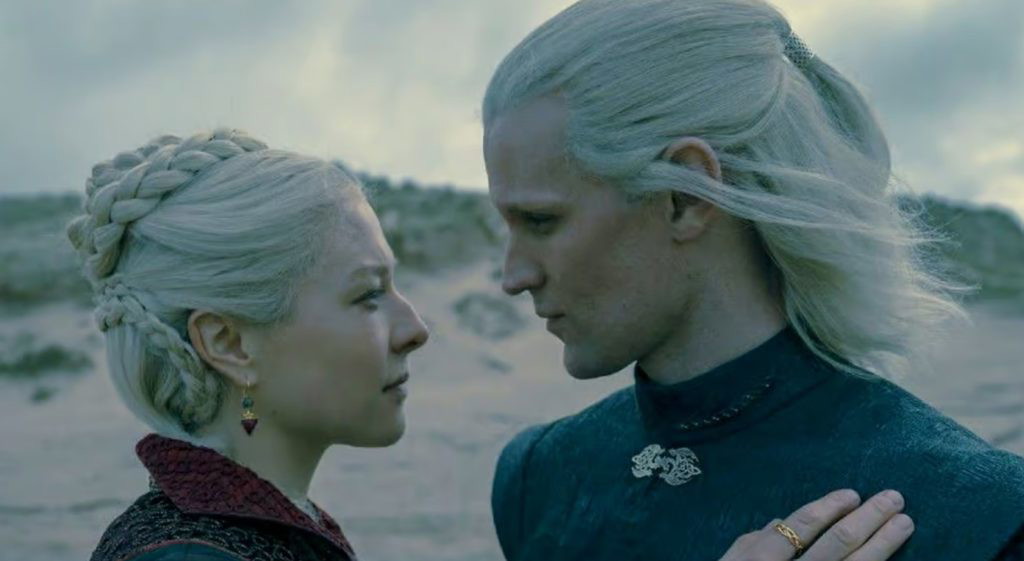 Rhaenyra Targaryen and Daemon Targaryen 