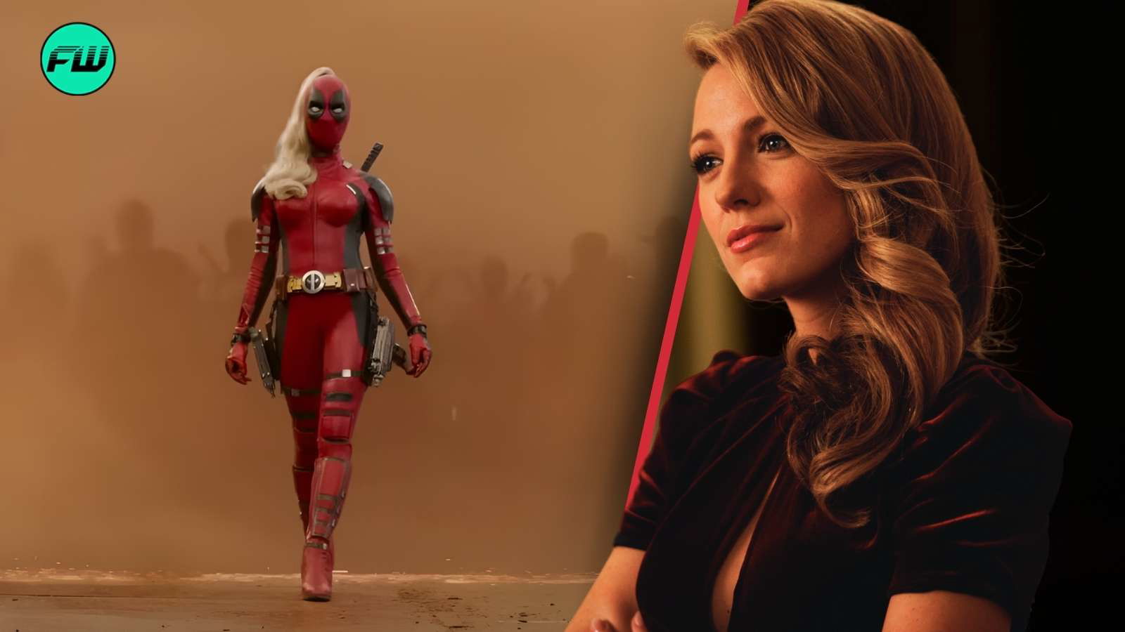 Blake Lively and Lady Deadpool
