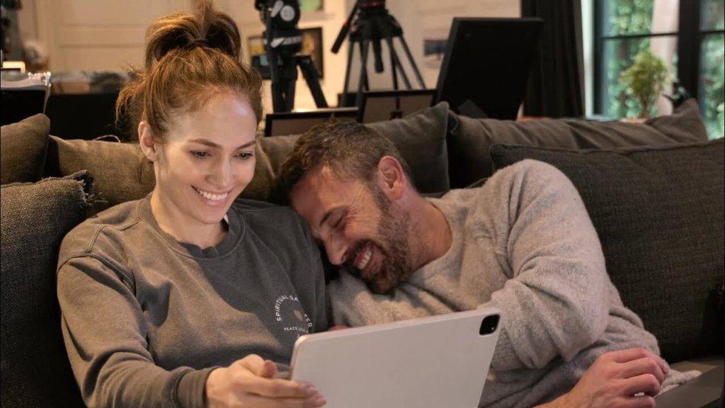 Jennifer Lopez and husband Affleck in The Greatest Love Story Never Told. | Credit: Prime Video.