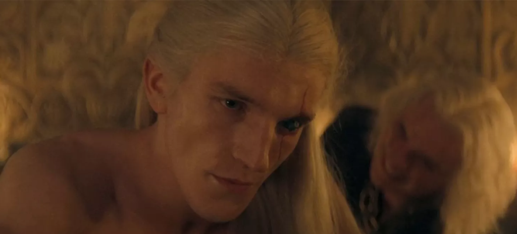 Ewan Mitchell as Aemond Targaryen in House of the Dragon | HBO