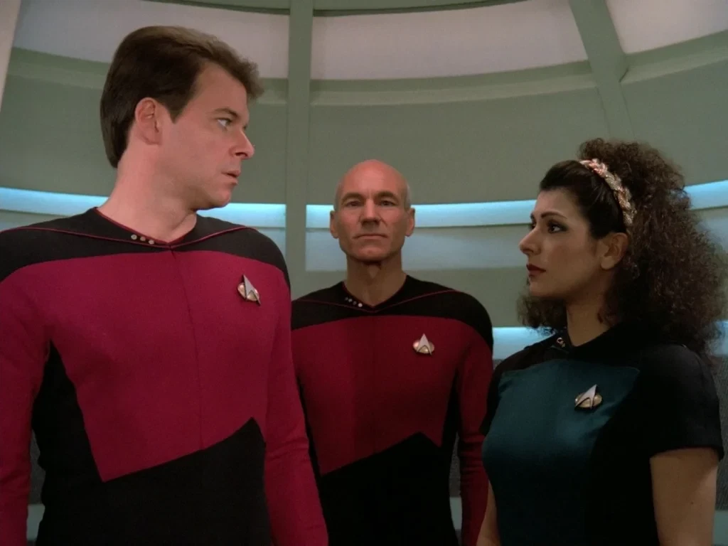 The cast of Gene Roddenberry's Star Trek: The Next Generation