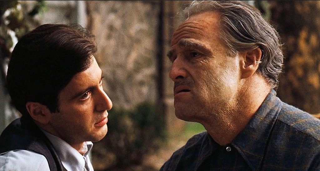 Al Pacino and Marlon Brando in The Godfather | Paramount Pictures