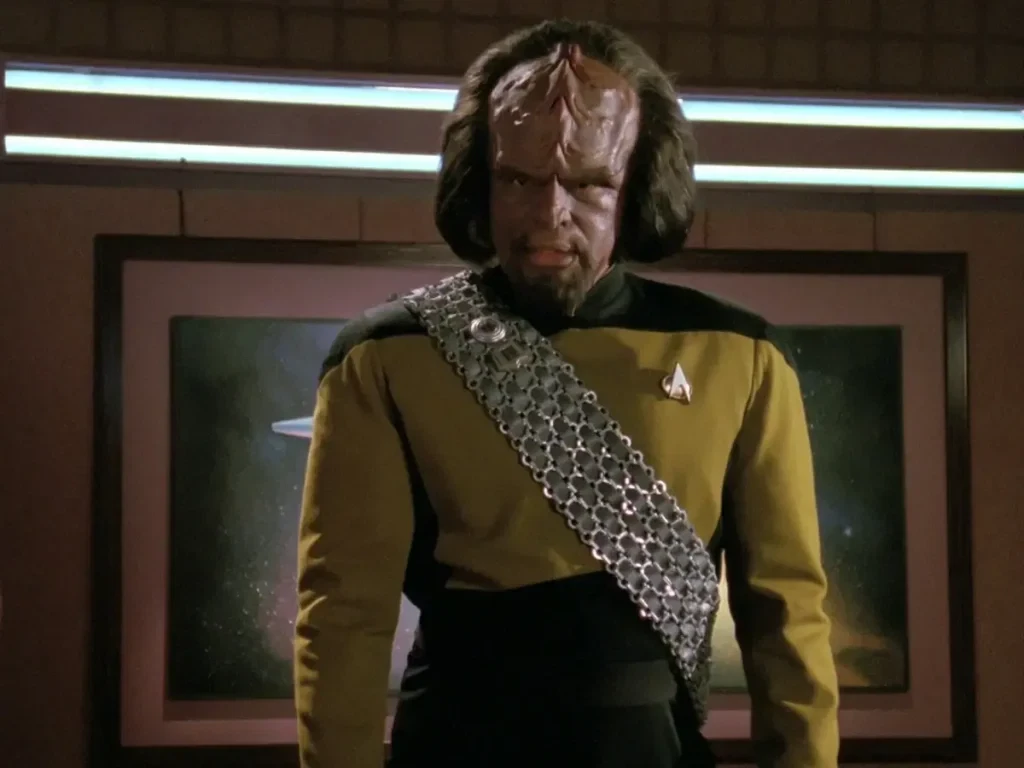Michael Dorn as Worf. | Credit: Paramount Domestic Television.