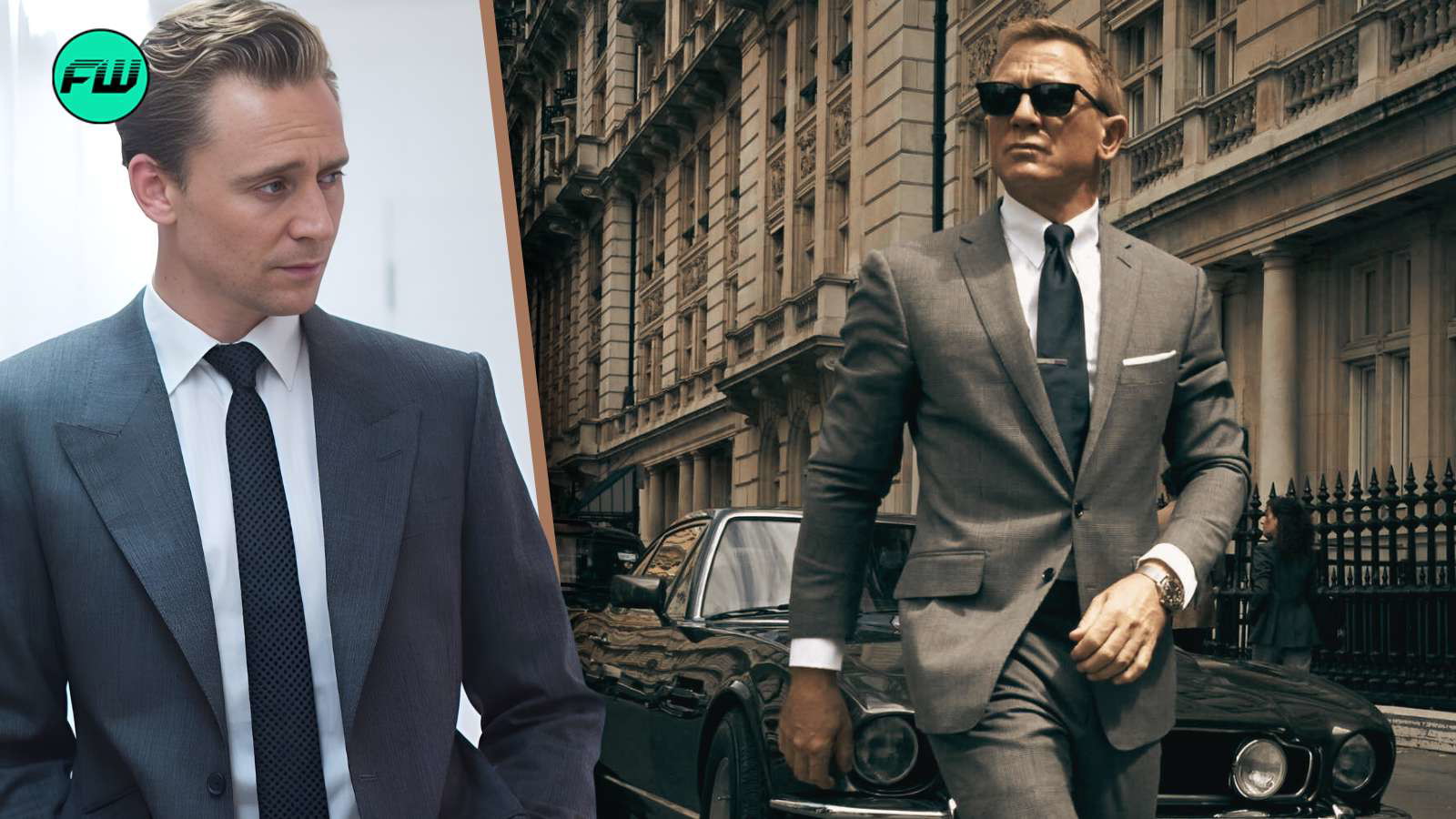 Tom Hiddleston and Daniel Craig James Bond