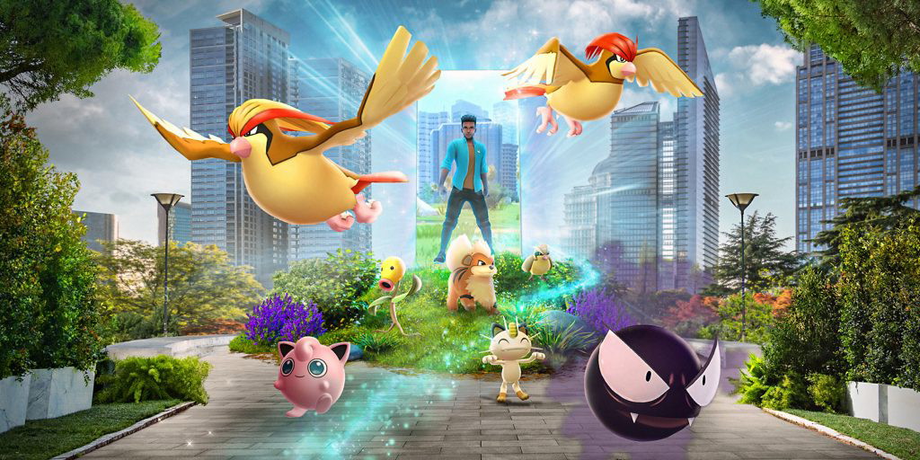 Promotional art for Pokemon Go.