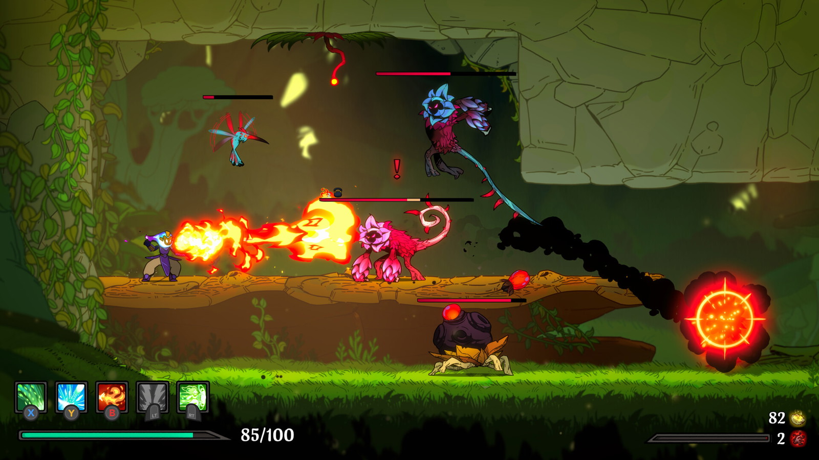 In-game screenshot from Spiritfall