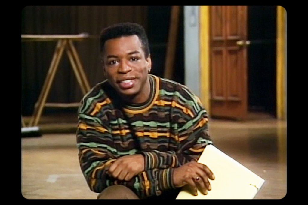 LeVar Burton with a book