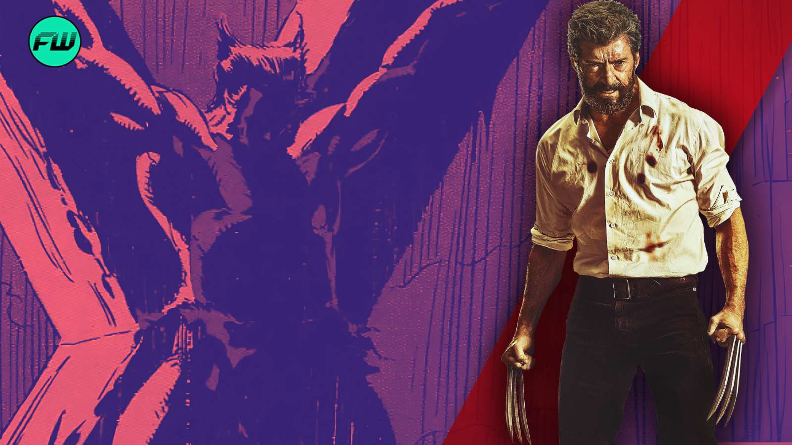 Hugh Jackman Old Man Logan and Crucified Wolverine
