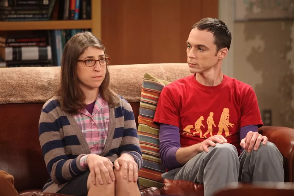 Amy and Sheldon