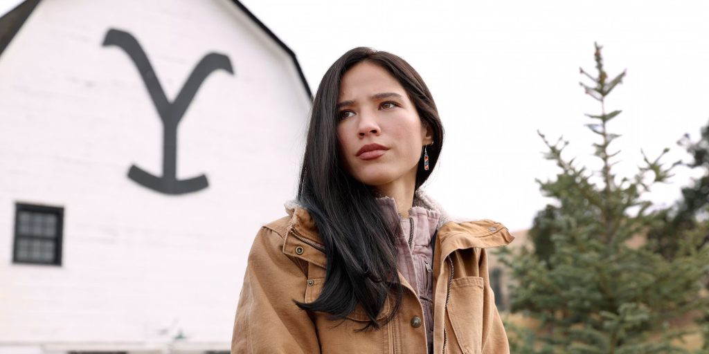 Kelsey Asbille as Monica Dutton in Yellowstone [Credit: Paramount Network]