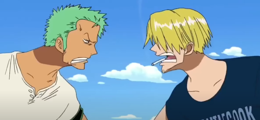 The Iconic duo Zoro and Sanji of One Piece