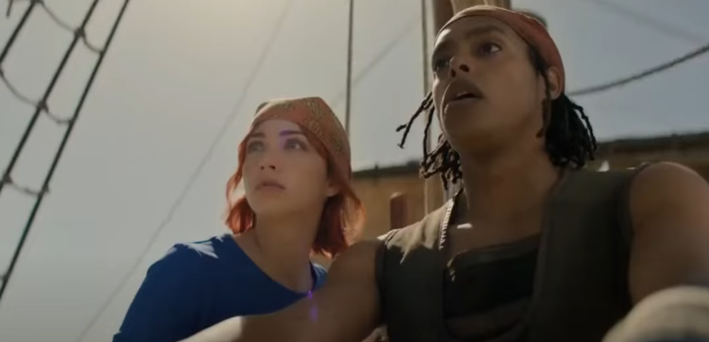 Nami and Ussop from Netflix's One Piece live-action