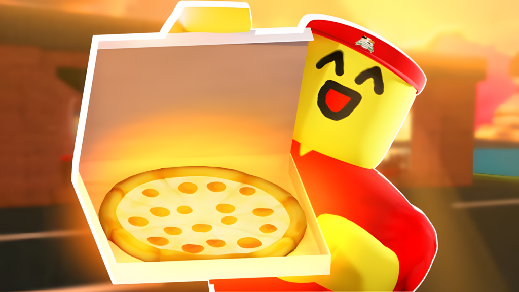 A promotional picture for Work at a Pizza Place from Roblox.