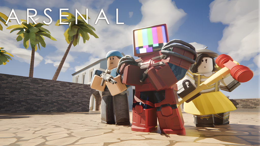 A promotional picture for Arsenal from Roblox.