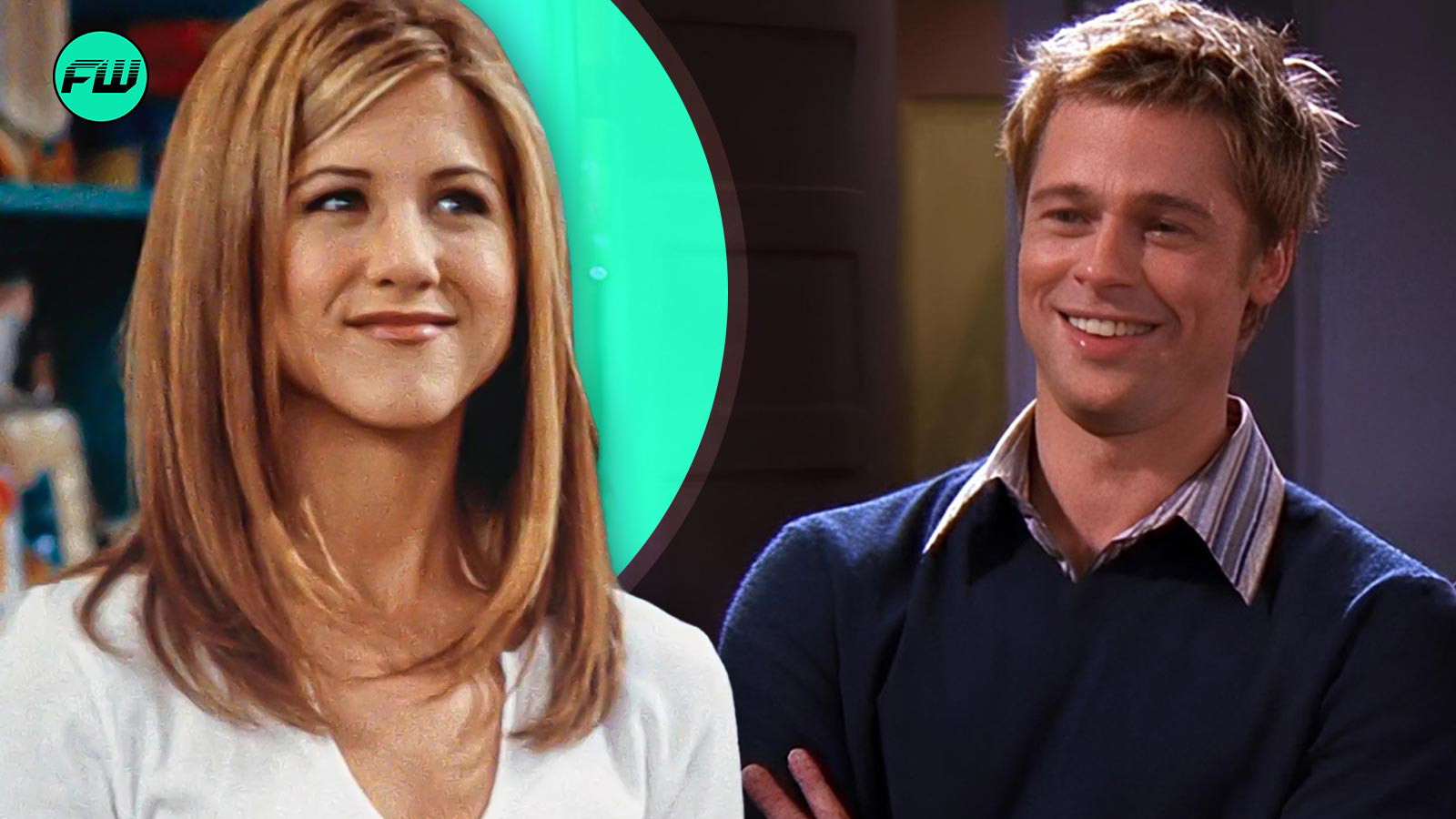 jennifer aniston, brad pitt, friends