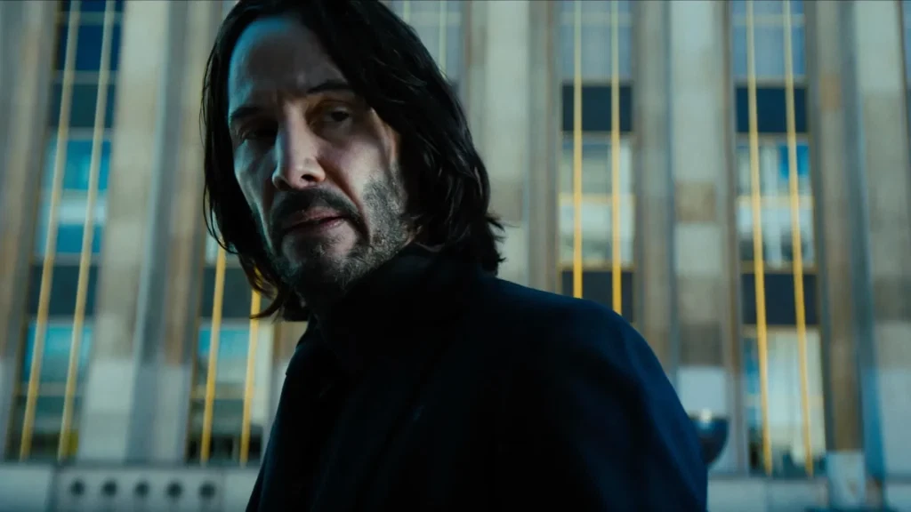 Keanu Reeves as and in John Wick 4