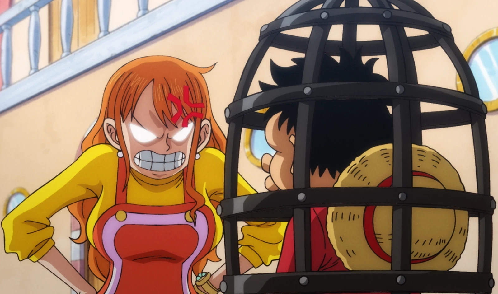 Nami Beating Luffy | Toei Animation