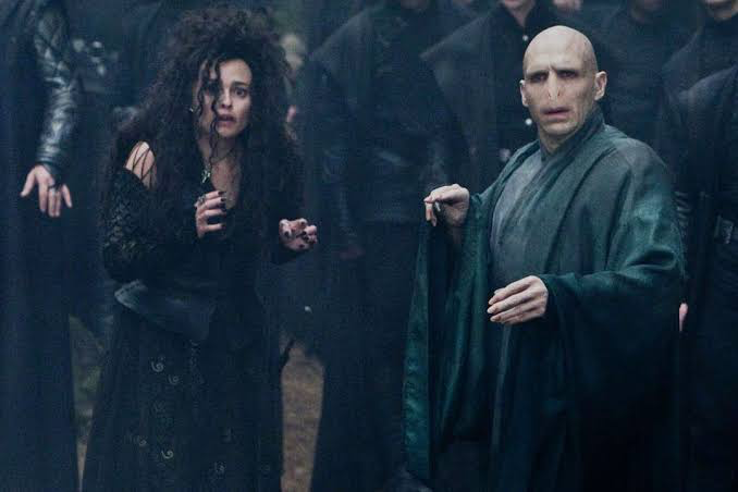 Helena Bonham Carter's Bellatrix and Ralph Fiennes' Voldemort | Warner Bros