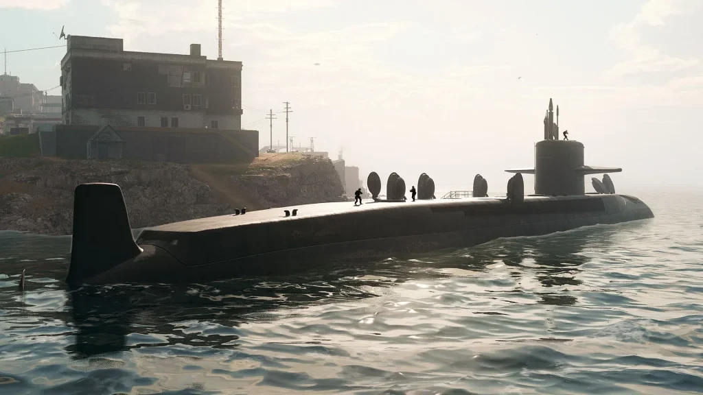 Submarine in Rebirth Island.