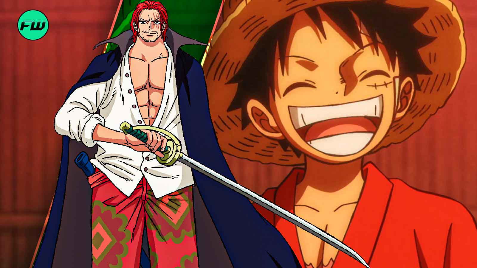 shanks, luffy