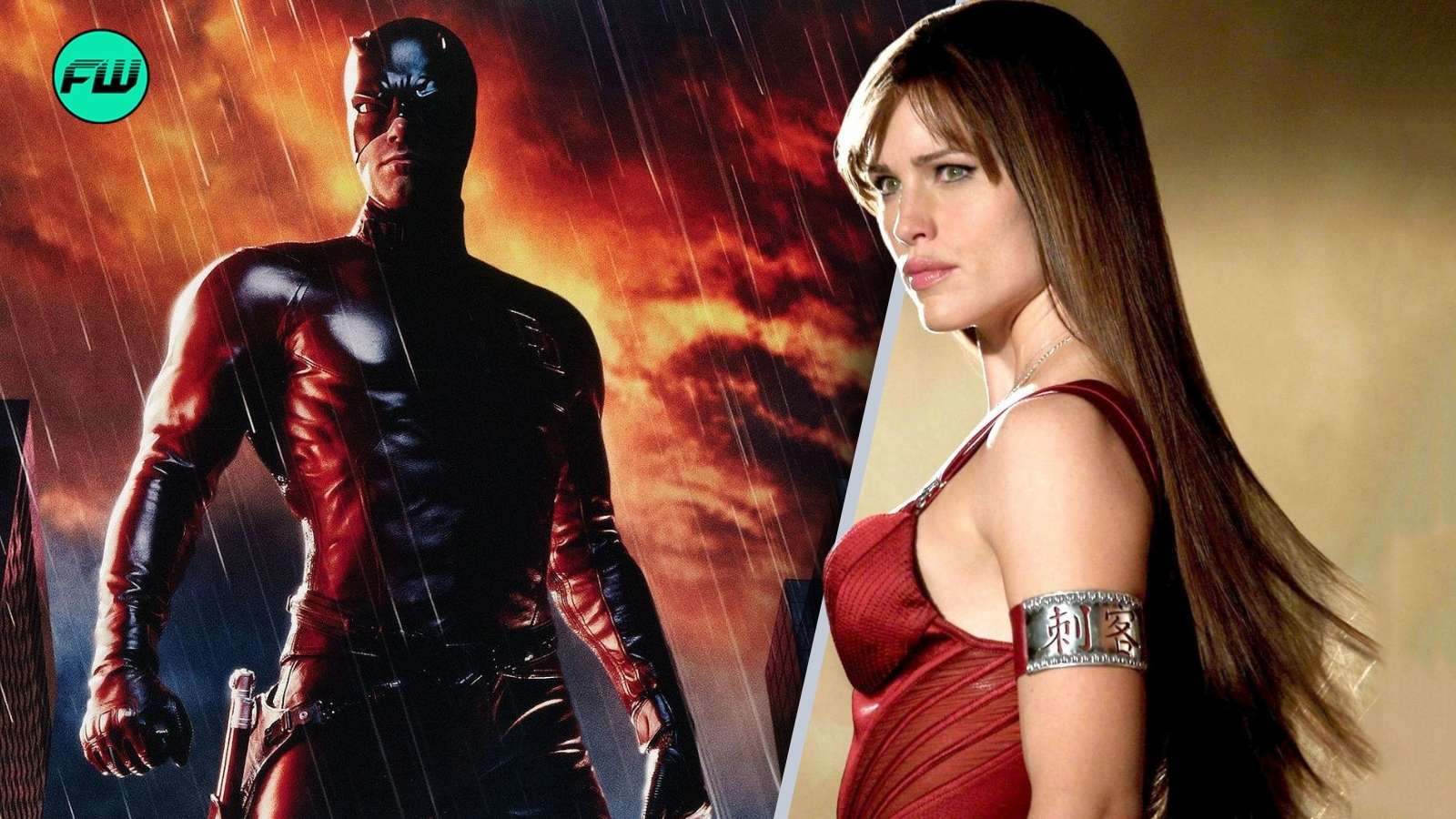 Jennifer Garner Elektra and Ben Affleck Daredevil
