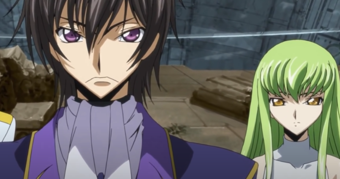 Lelouch VI Britannia and Shirley from Code Geass