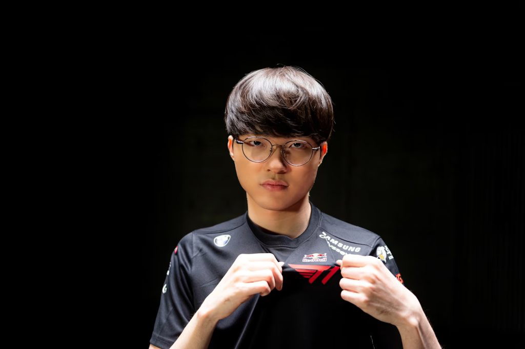 Faker League of Legends pro player.