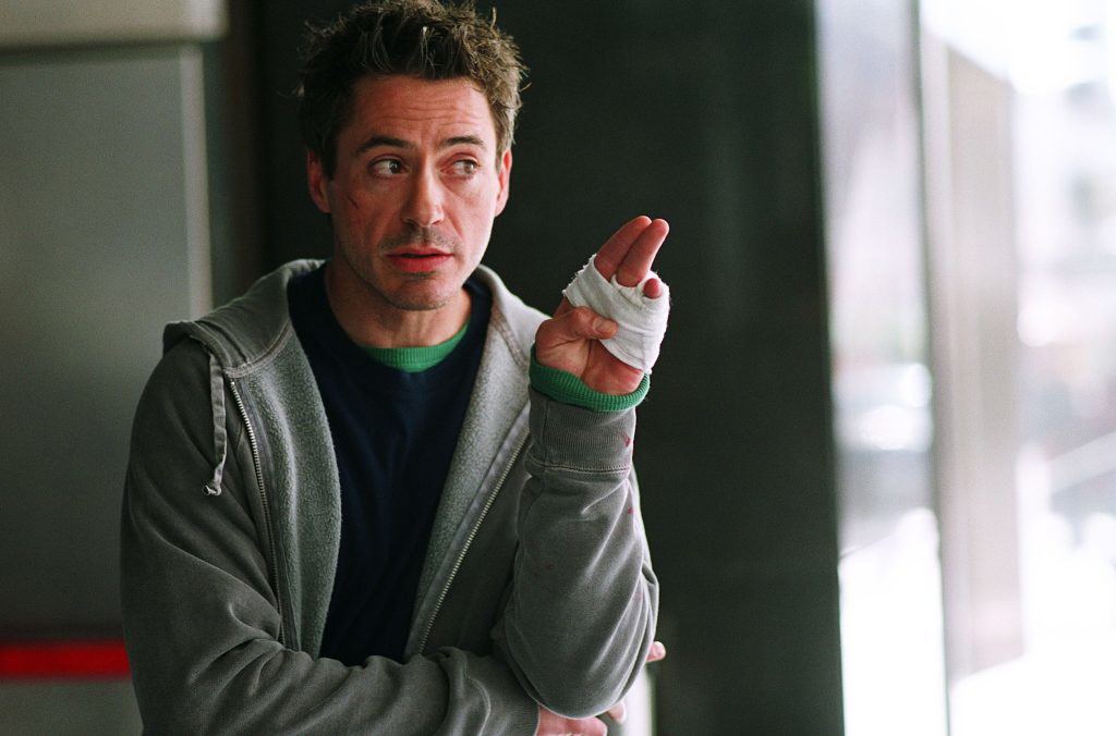 Robert Downey Jr as Harold in Kiss Kiss Bang Bang