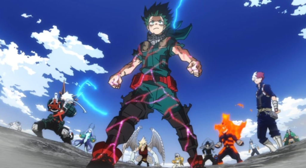 My Hero Academia focused mainly on three characters