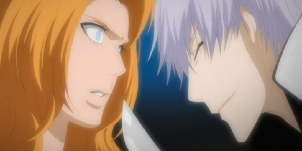 rangiku matsumoto and gin ichimaru - bleach - tite kubo