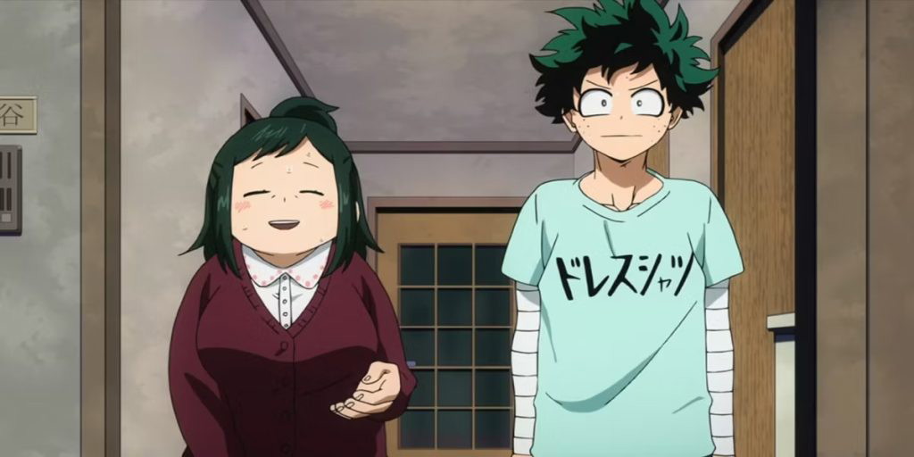 inko midoriya and izuku midoriya - kohei horikoshi - my hero academia