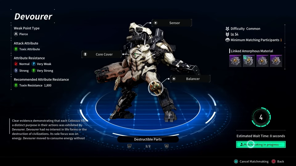 An in-game screenshot of The First Descendant from Nexon.