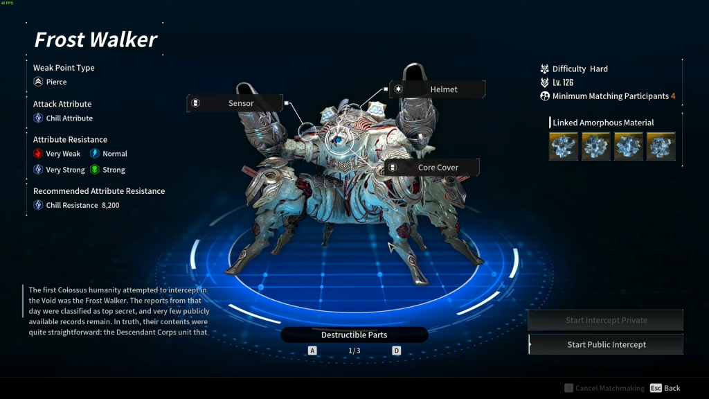 An in-game screenshot of The First Descendant from Nexon.