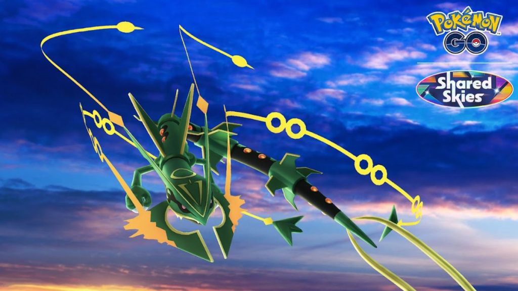 Mega Rayquaza in Pokemon Go