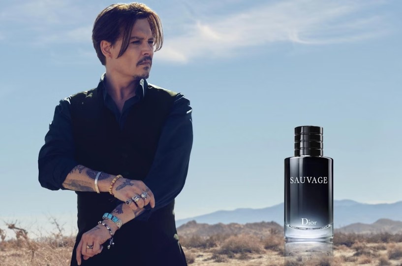 Depp in Dior's commercial for Sauvage | YouTube