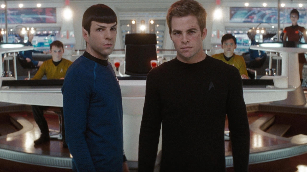 Chris Pine played Captain Kirk in the modern Star Trek films | Paramount Pictures