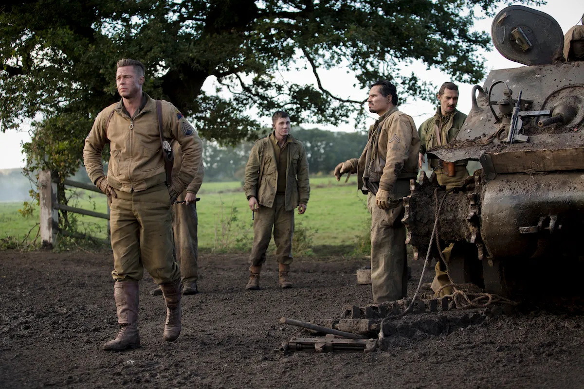 Brad Pitt leads the ensemble cast of David Ayer's WWII film Fury | Sony Pictures Releasing