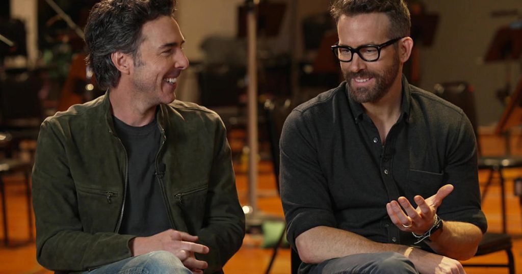 Shawn Levy and Ryan Reynolds in an interview with Sunday Morning for the Adam Project. 