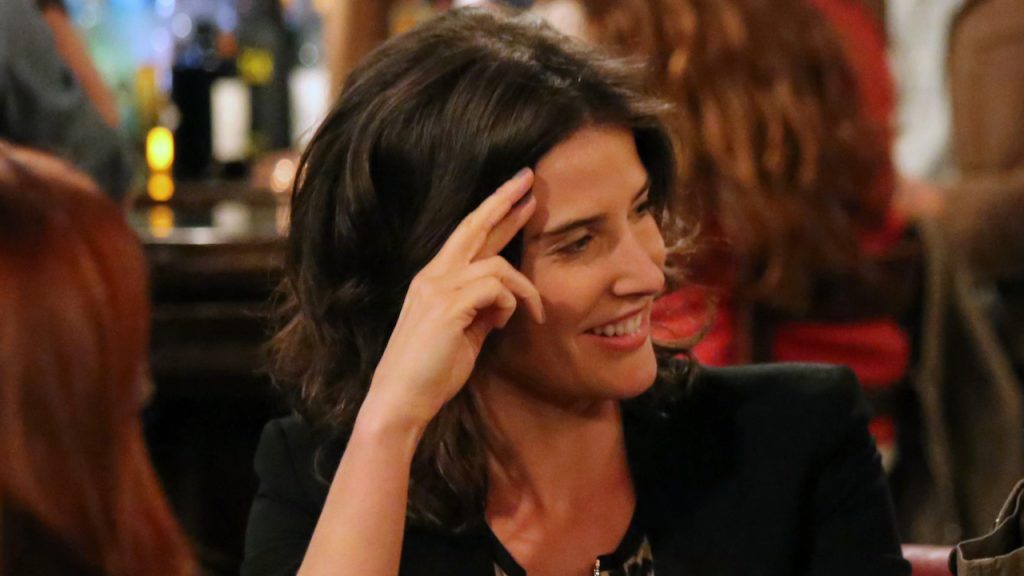 Cobie Smulders as Robin in hit sitcom, How I Met Your Mother 