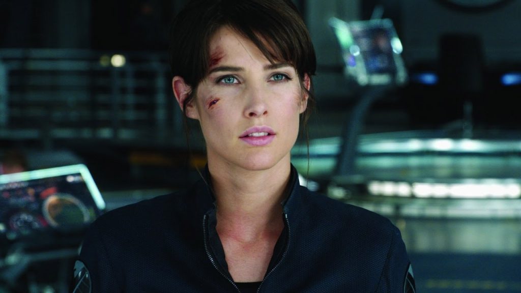 Cobie Smulders as Agent Maria Hill in Agents of S.H.I.E.L.D 