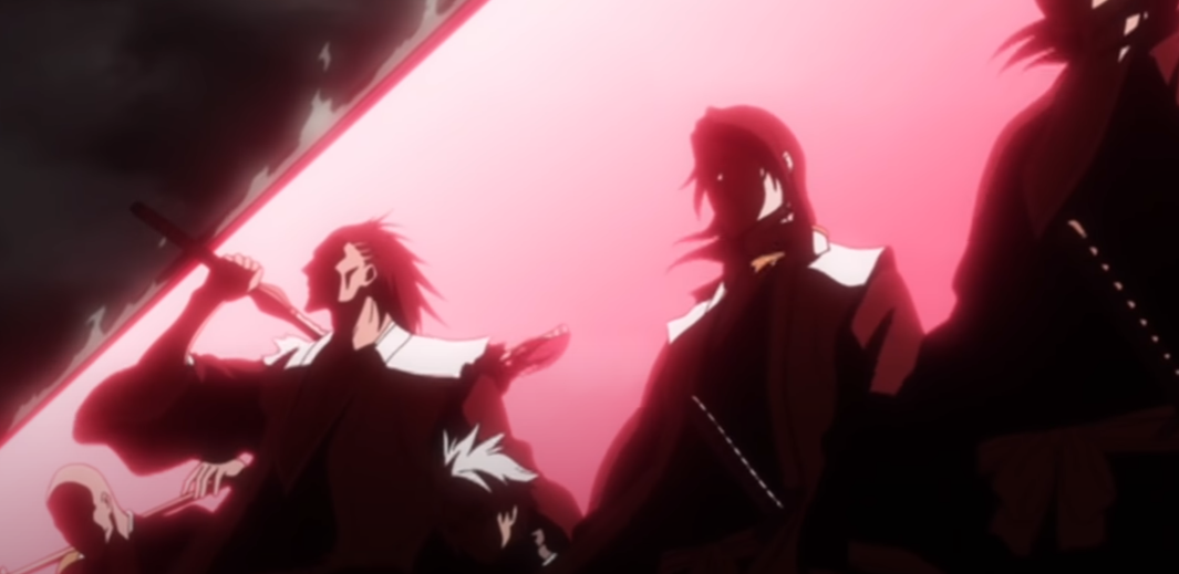 Tite Kubo's Soul Reapers appearing from Senkaimon in Bleach.