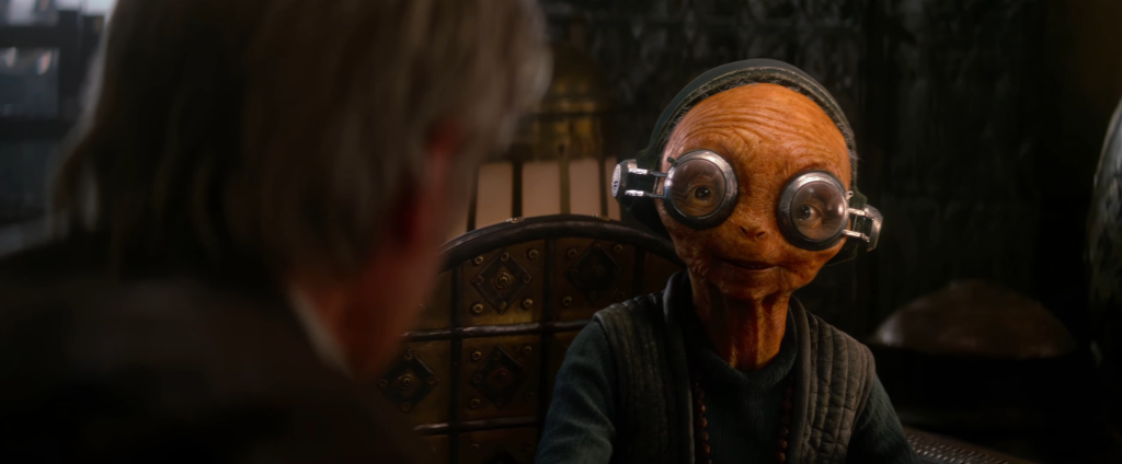 Maz Kanata in The Force Awakens